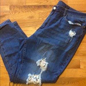 Judy Blue Lace Destressed Jeans